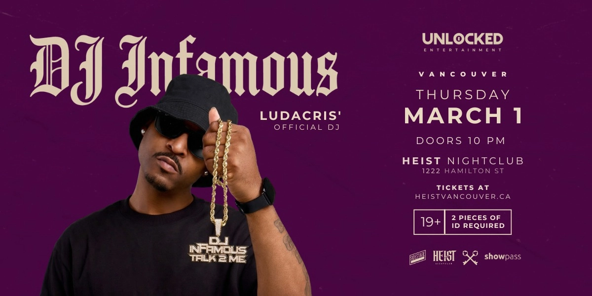 Event image for DJ Infamous