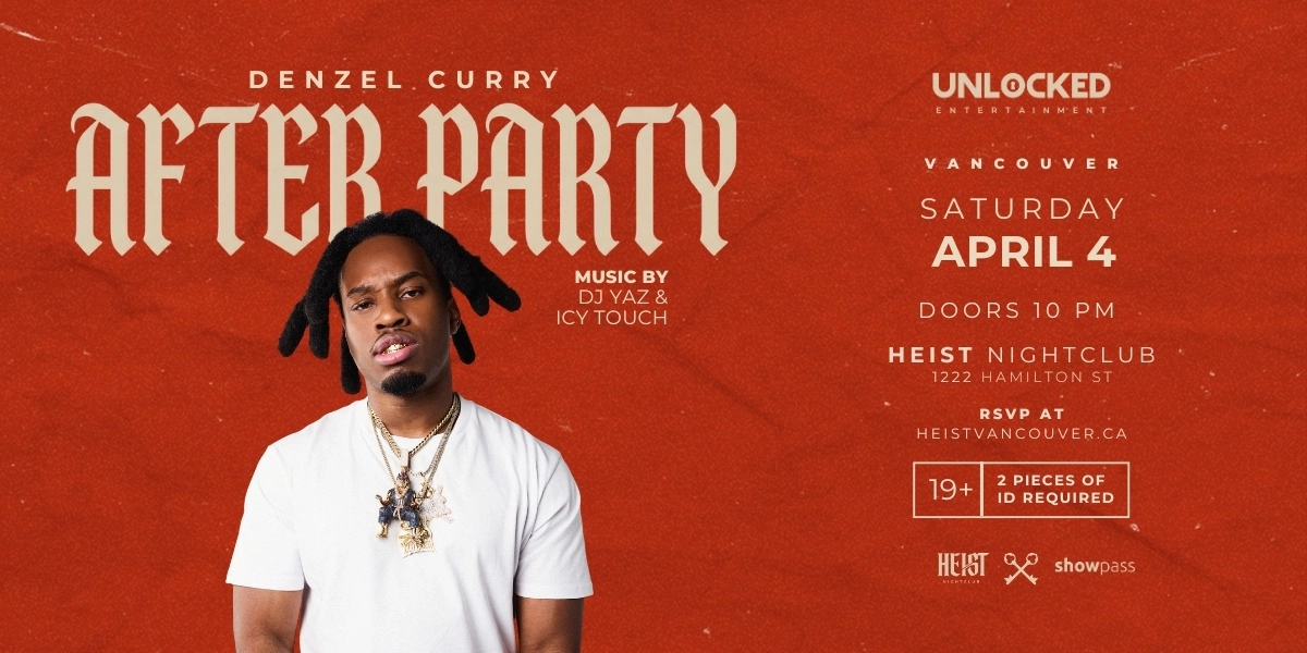 Event image for Denzel Curry - Offical After Party - RSVP
