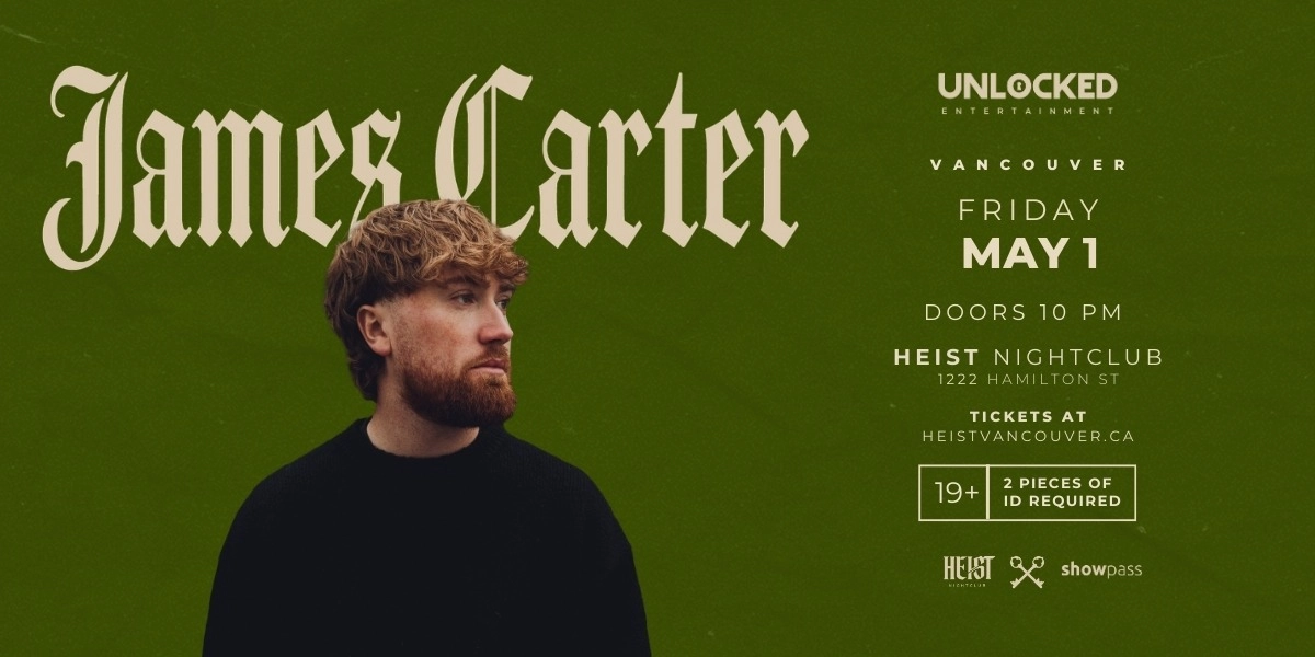Event image for James Carter - Free RSVP