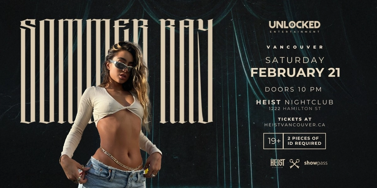 Event image for Sommer Ray support by Eliana