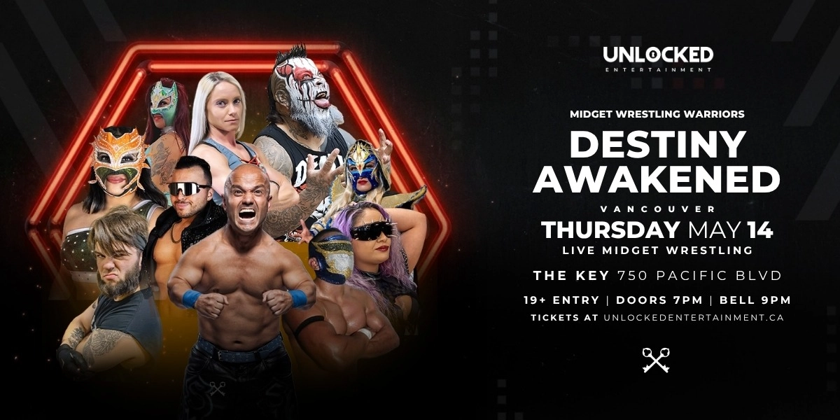 Event image for Midget Wrestling Warriors Presents Destiny Awakened