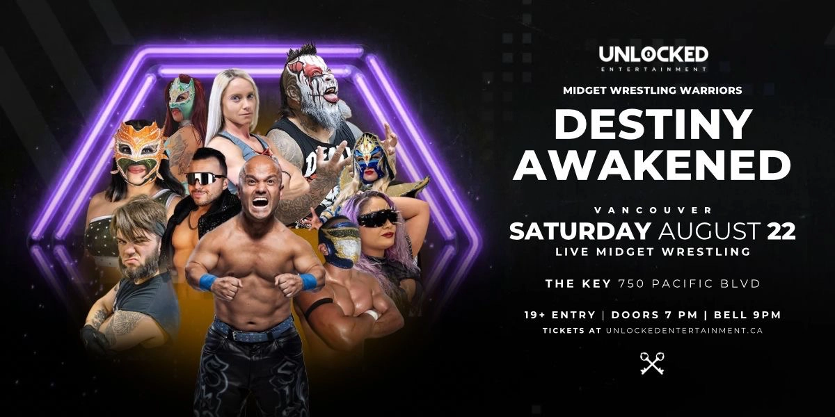 Event image for Midget Wrestling Warriors Presents Destiny Awakened