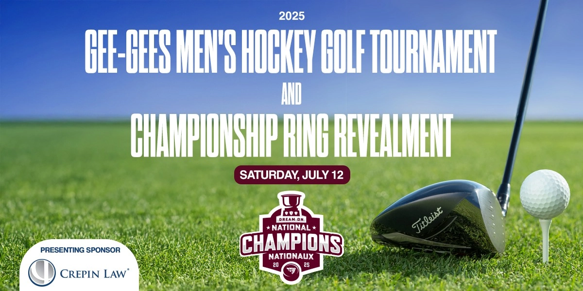 Image d'événement pour Gee-Gees Hockey (M) - Golf Tournament & Championship Ring Ceremony