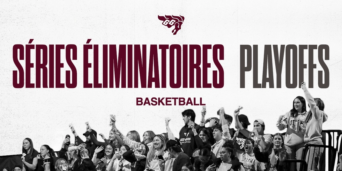 Image d'événement pour Gee-Gees Basketball (M) - OUA Playoffs Round 1 vs. Laurier
