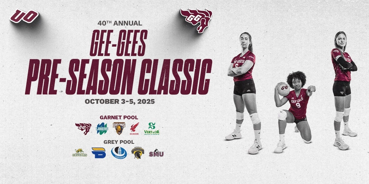 Image d'événement pour Gee-Gees Volleyball (F/W) - Classique pré-saison |Pre-Season Classic