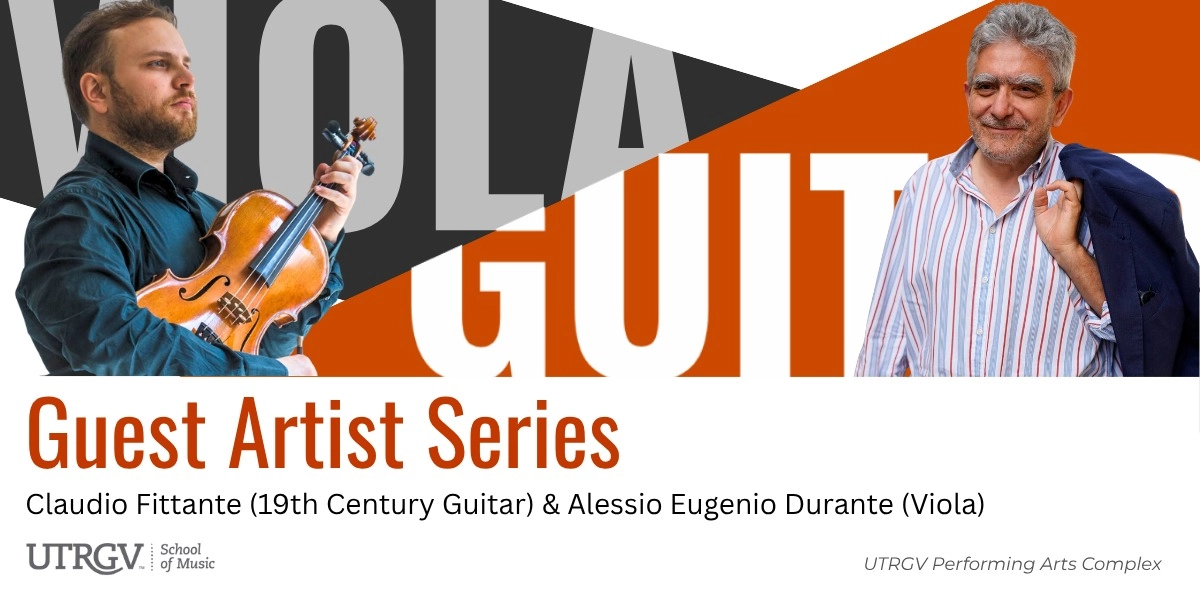 Event image for Music: Claudio Fittante, Guitar & Alessio Eugenio, Viola
