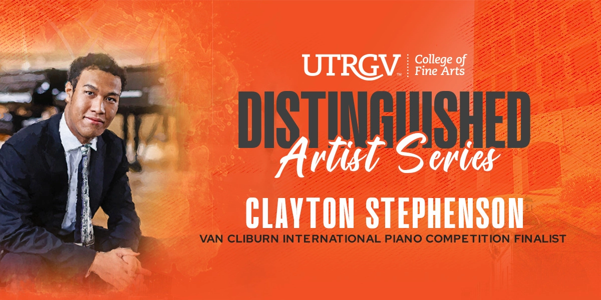 Event image for UTRGV Distinguished Artist Series: Clayton Stephenson, piano