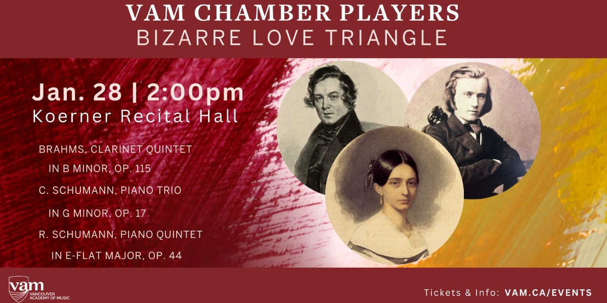 Event image for VAM Chamber Players - Bizarre Love Triangle
