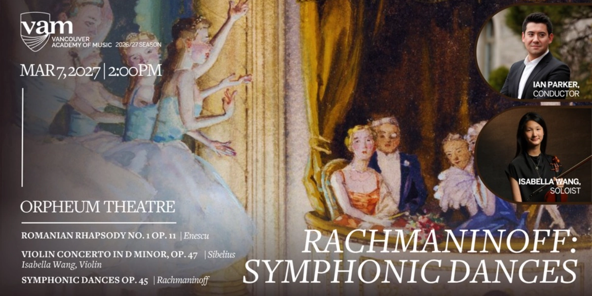 Event image for VAM Symphony Orchestra: Rachmaninoff: Symphonic Dances