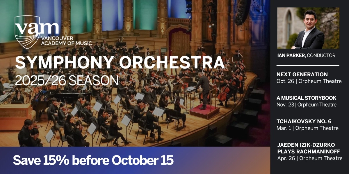 Event image for 2025/26 VAM Symphony Season Pass