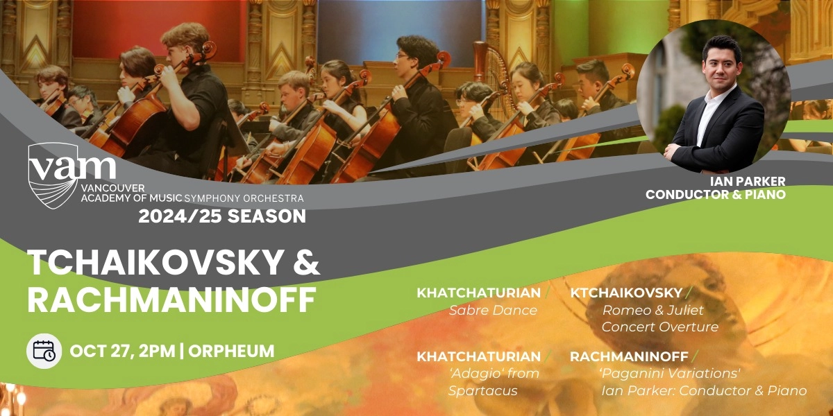 Event image for VAM Symphony Orchestra: Tchaikovsky & Rachmaninoff
