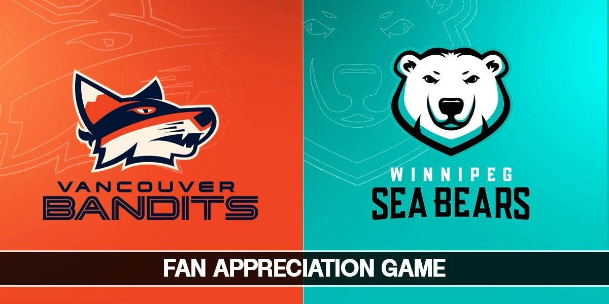 Event image for Bandits v Winnipeg Sea Bears (Game 10): Fan Appreciation Night