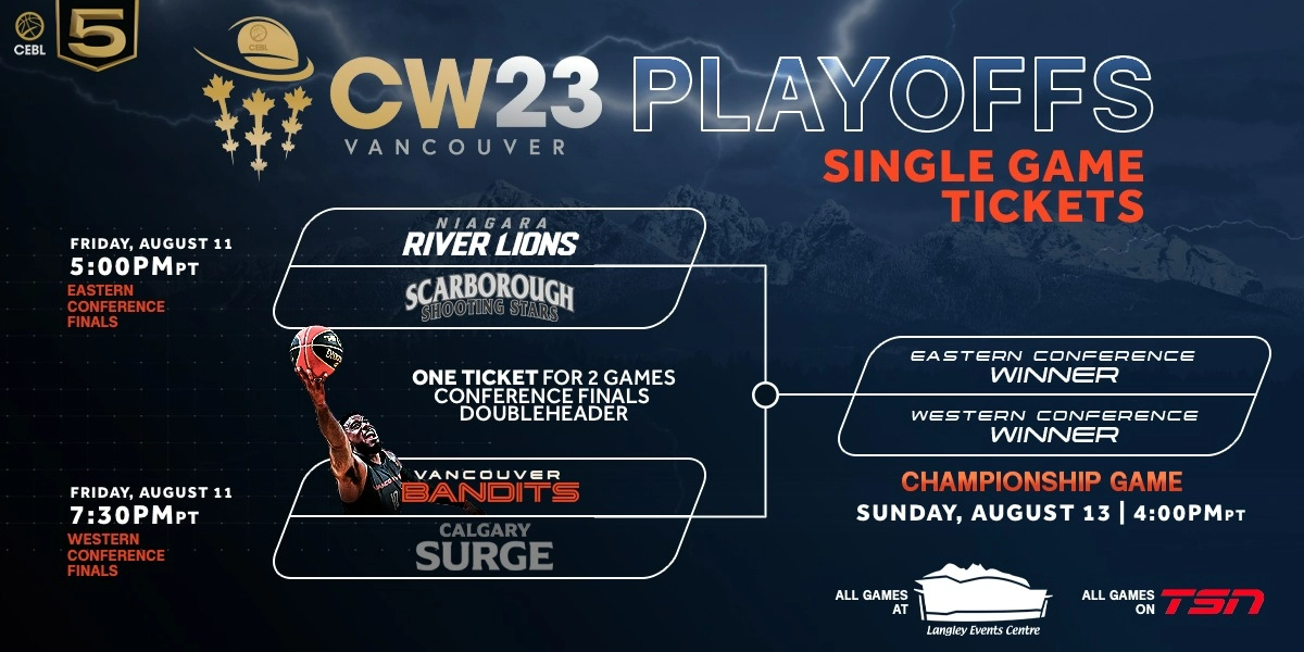 Event image for CEBL Championship Weekend 2023: Playoff Single Day Tickets