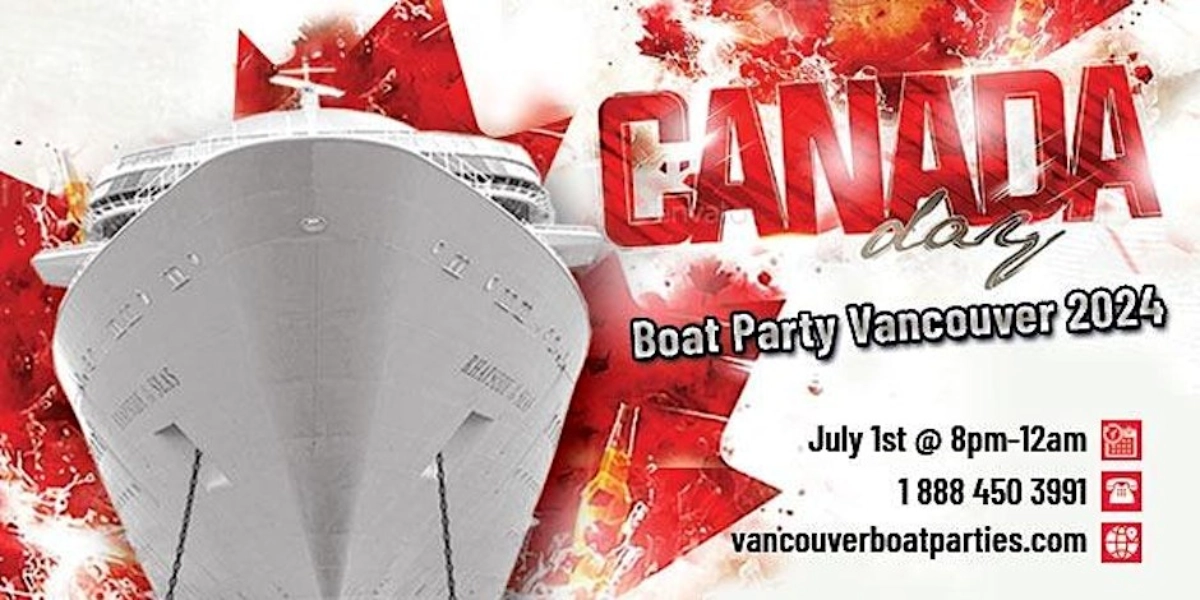 Event image for Canada Day Boat Party Vancouver 2024 | Two Dance Floors | EDM x Hip Hop