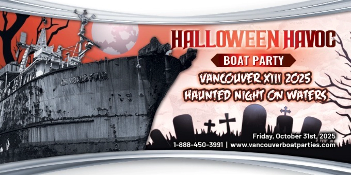 Event image for Halloween Havoc Boat Party Vancouver XIII 2025 | Haunted Night on Waters