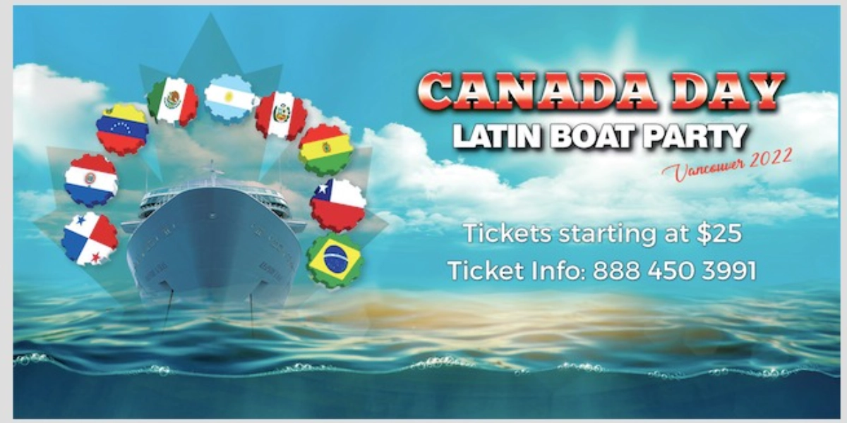 Event image for Vancouver Latin Boat Party | Canada Day July 1st