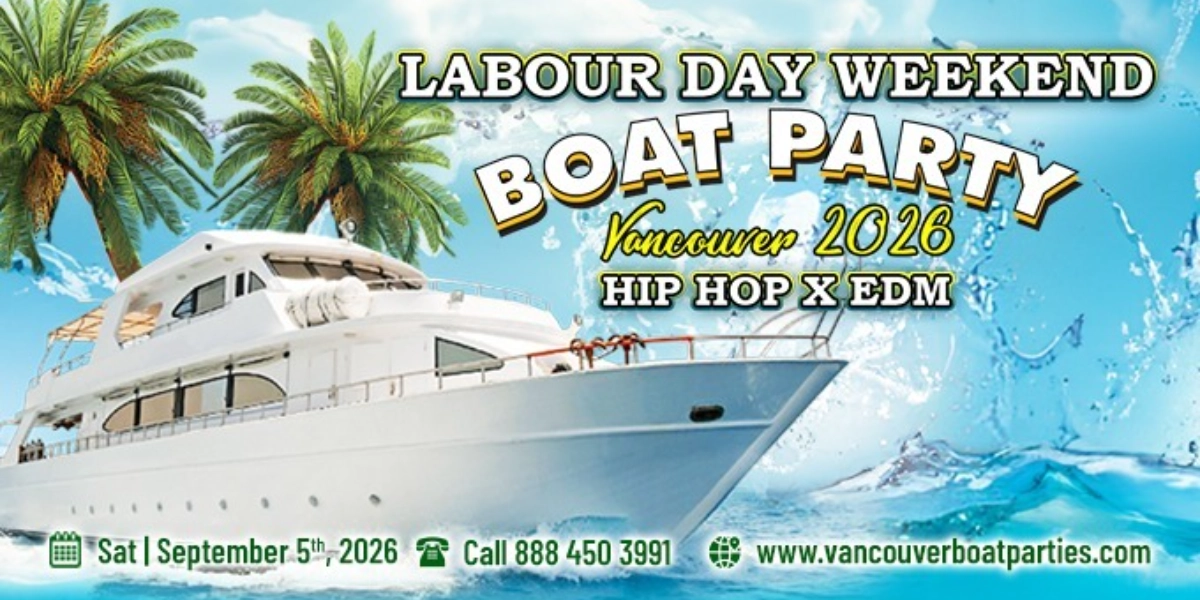 Event image for LABOUR DAY WEEKEND HIP HOP X EDM BOAT PARTY VANCOUVER 2026