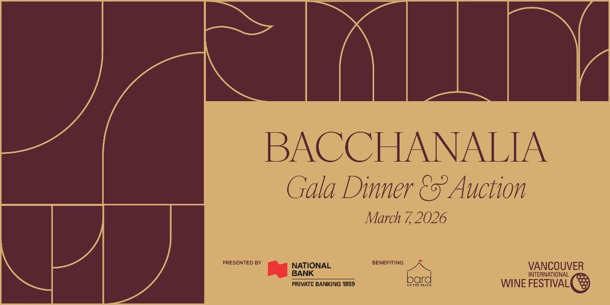 Event image for 2026 Bacchanalia Gala Dinner and Auction
