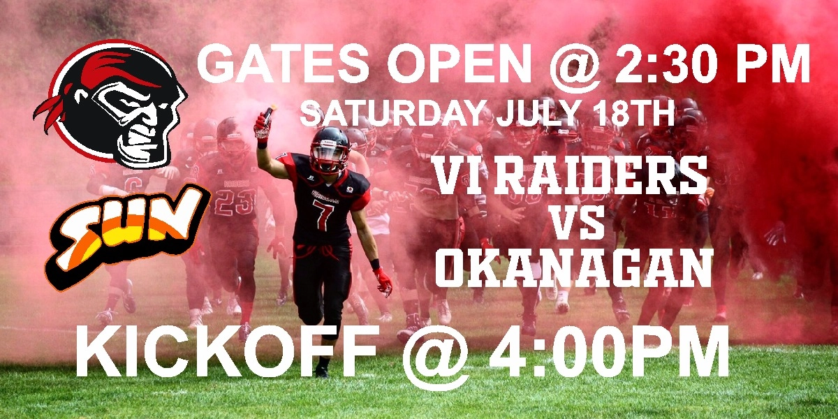 Event image for Home Opener  VI Raiders/Okanagan Sun
