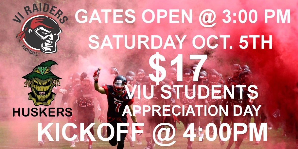 Event image for VI RAIDERS & VALLEY HUSKERS