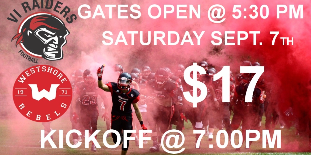 Event image for VI RAIDERS & WEST SHORE REBELS