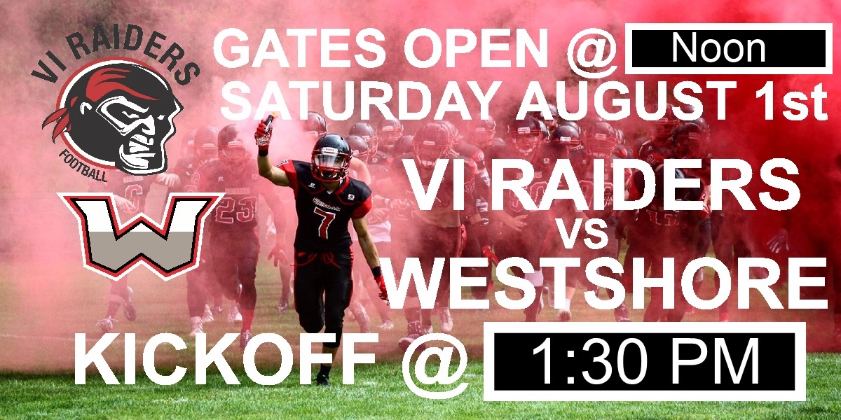 Event image for VI Raiders/Westshore Rebels