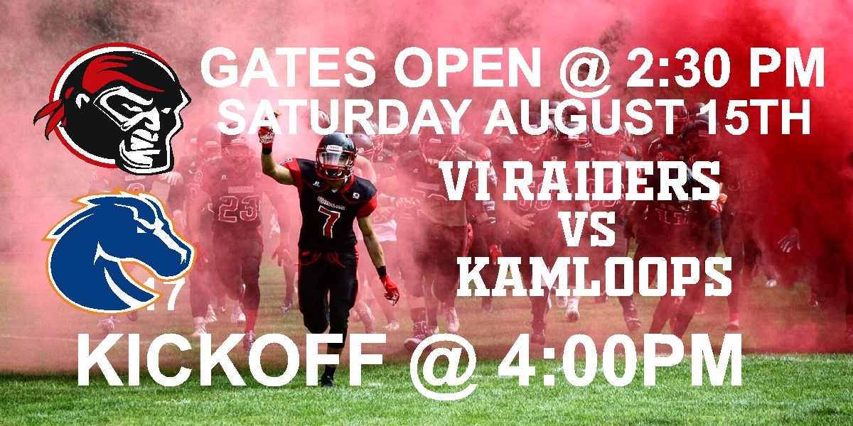 Event image for VI Raiders/Kamloops Broncos