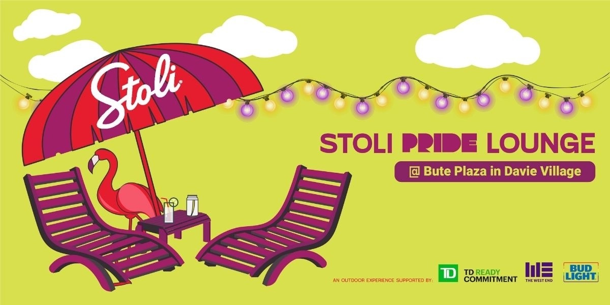 Event image for Stoli Pride Lounge @ Bute Plaza Davie Village