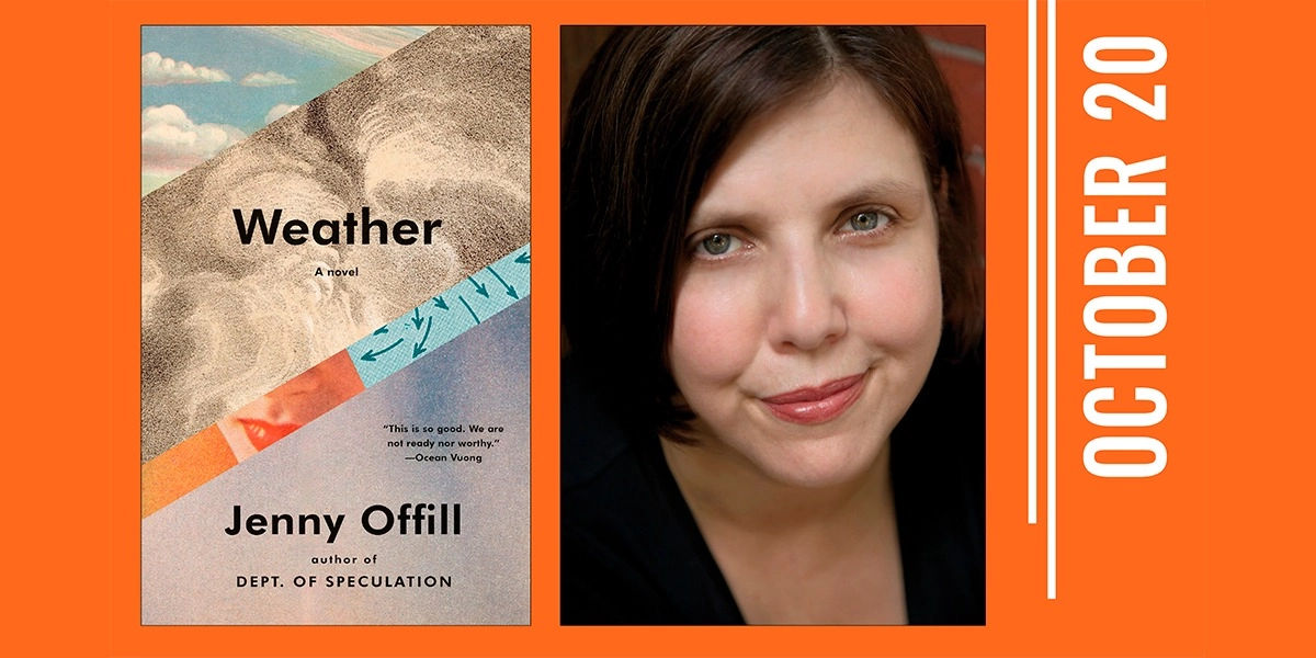 Event image for Wit for the End of Times: Jenny Offill in Conversation with Marsha Lederman