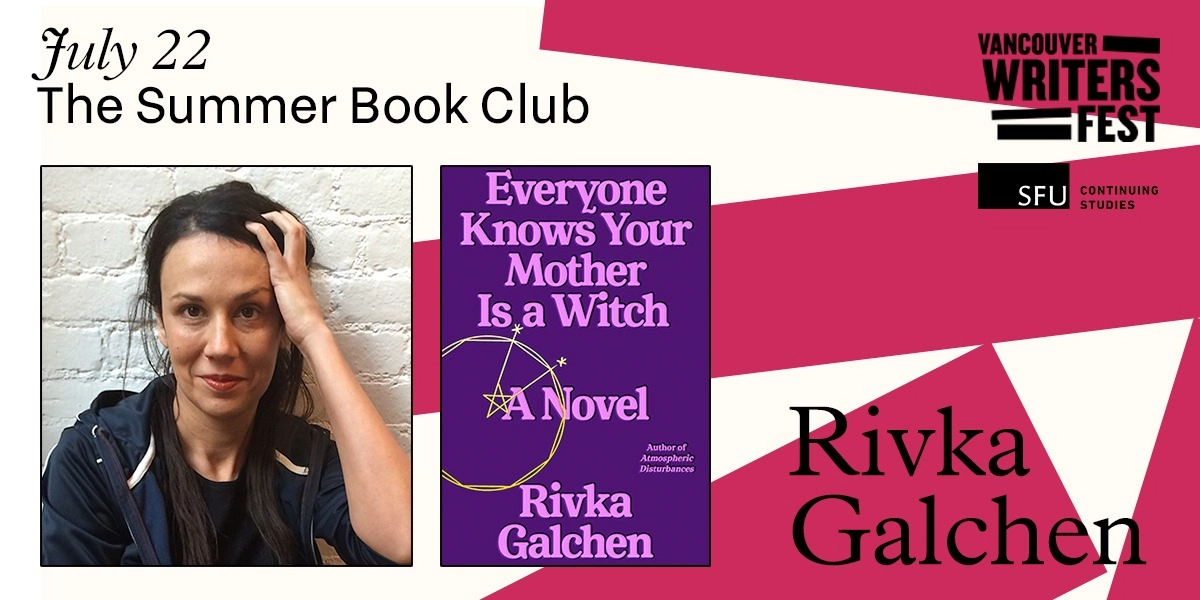 Event image for The Summer Book Club with Rivka Galchen