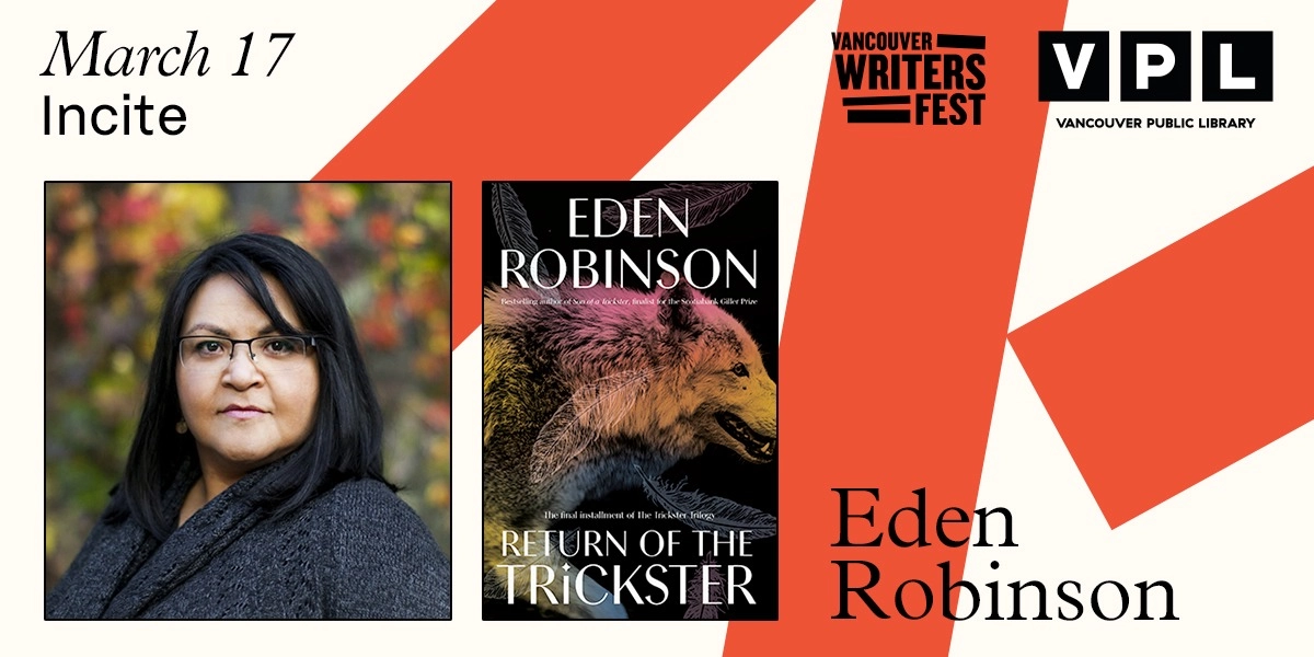 Event image for Incite: Eden Robinson in Conversation with Angela Sterritt
