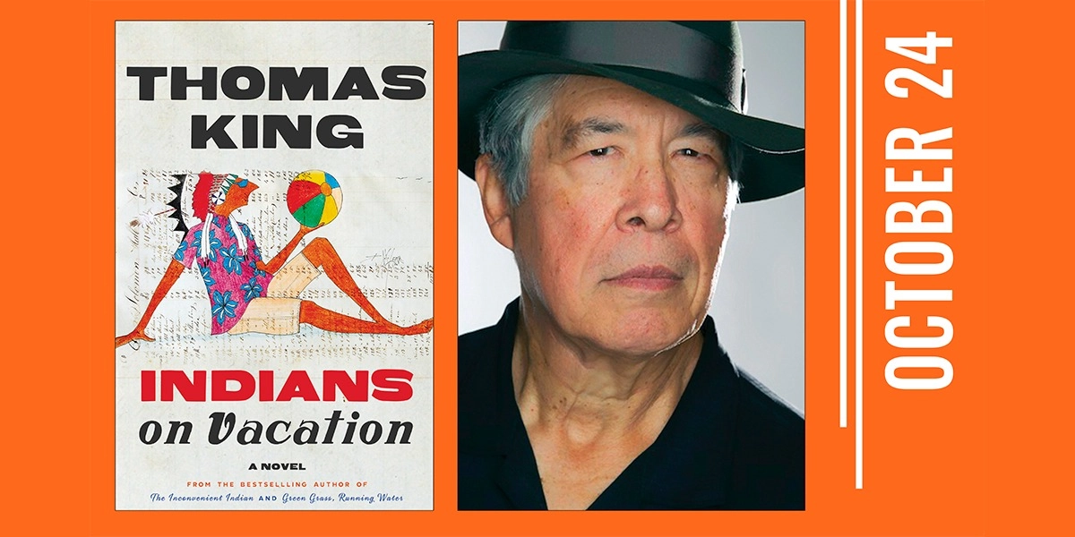 Event image for Thomas King in Conversation with Waubgeshig Rice