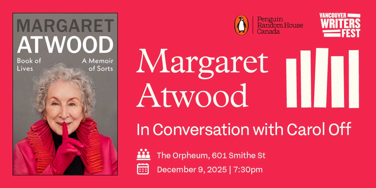 Event image for Margaret Atwood in Conversation with Carol Off