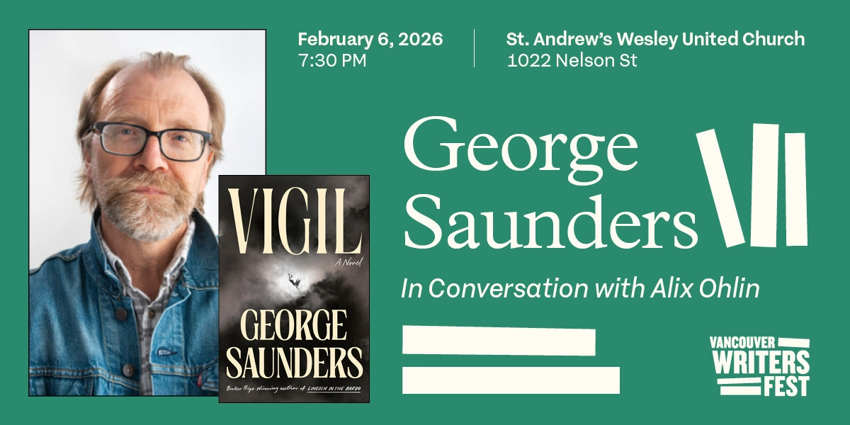 Image d'événement pour George Saunders in Conversation