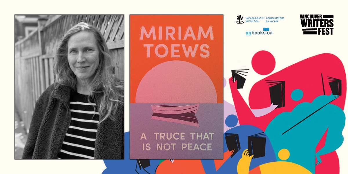 Event image for 28. Miriam Toews in Conversation with Eleanor Wachtel