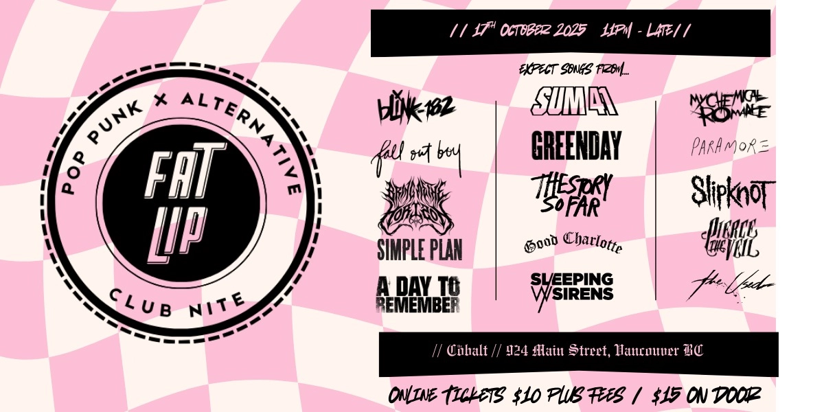 Event image for FAT LIP -  CLUB NITE