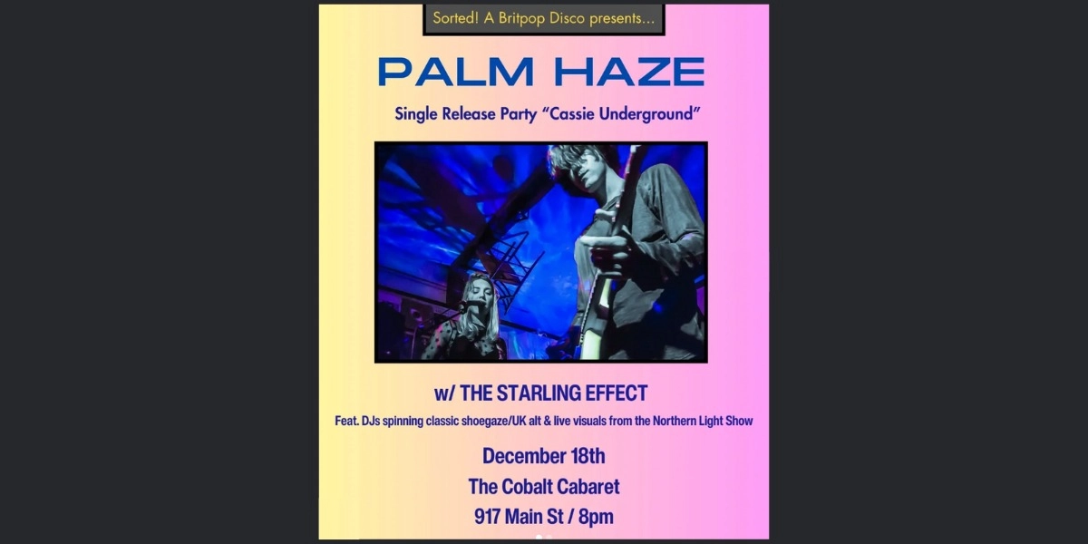 Event image for Palm Haze - Single Release Party