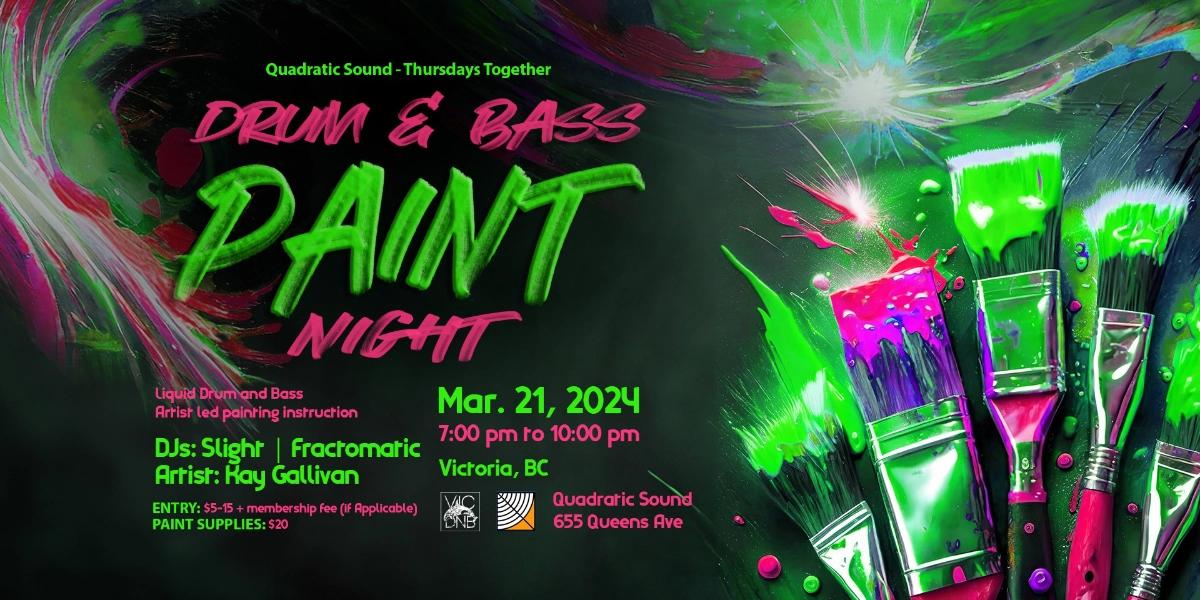 Event image for Drum and Bass Paint Night