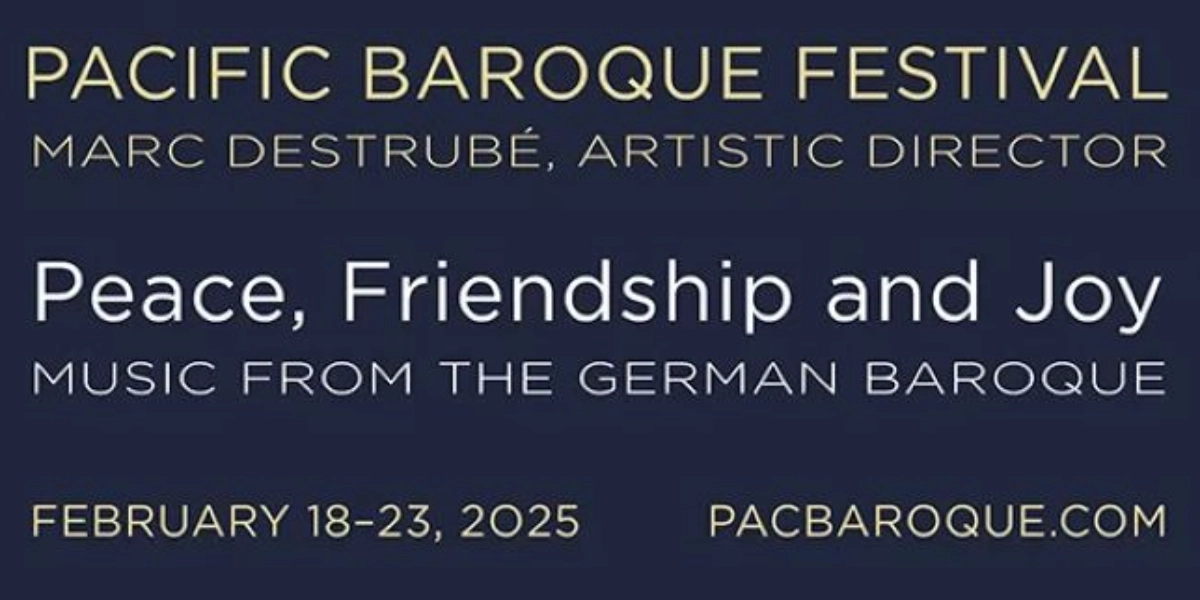 Event image for Pacific Baroque Festival Passes