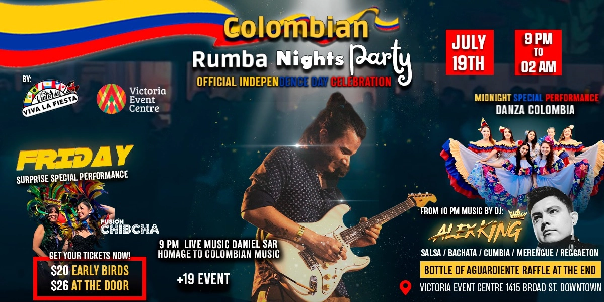 Event image for Colombian Rumba Nights Party