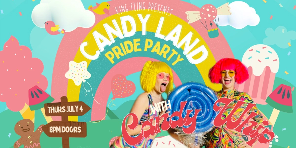Event image for Candy Land Pride Party with Candy Whip