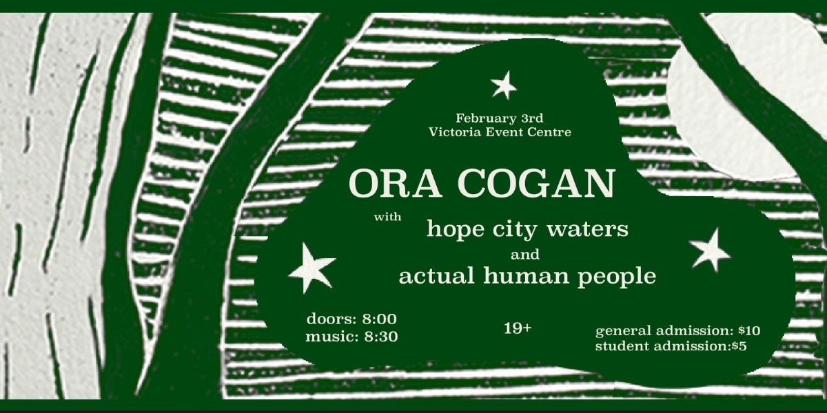 Event image for Ora Cogan with Hope City Waters and actual human people