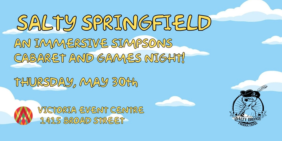 Event image for Salty Springfield: An Immersive Simpsons Cabaret and Games Night!