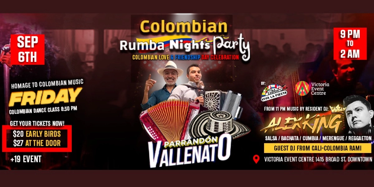 Event image for Colombian Rumba Nights Party