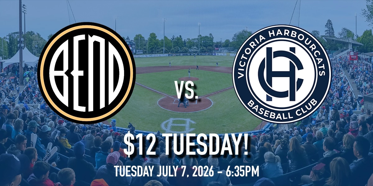 Event image for Bend Elks vs. Victoria HarbourCats - $12 TUESDAY!