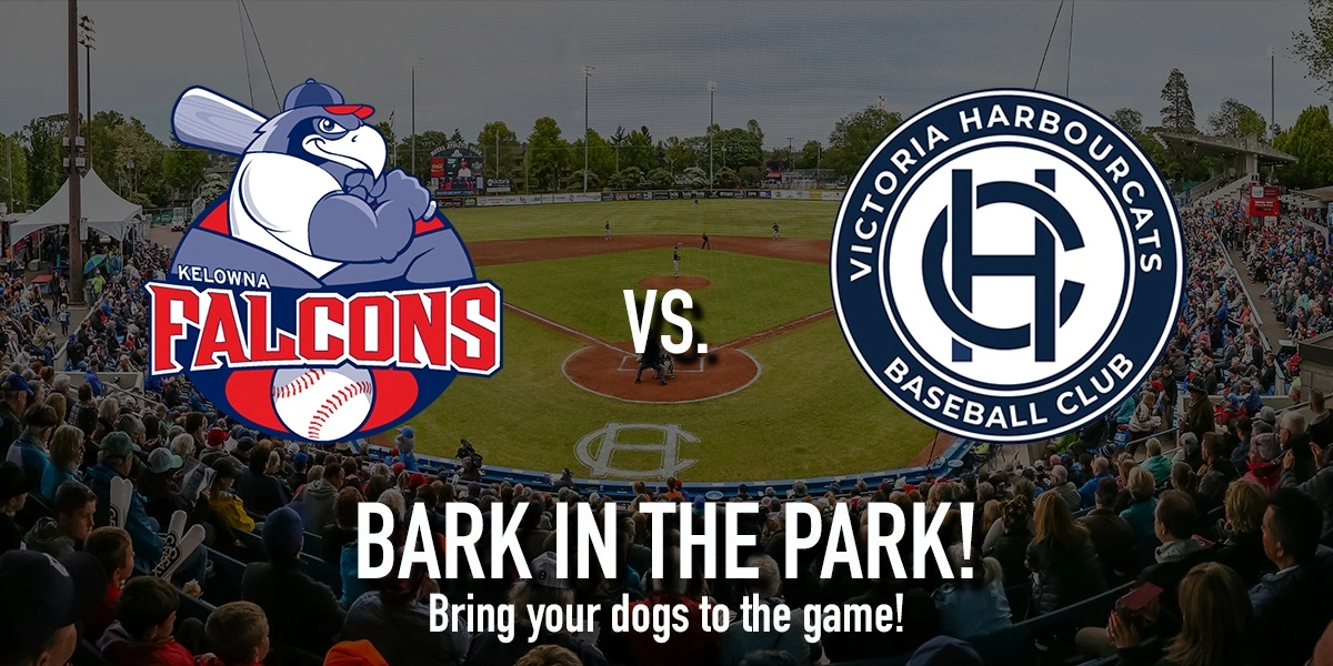 Event image for Kelowna Falcons vs. Victoria HarbourCats - BARK IN THE PARK!