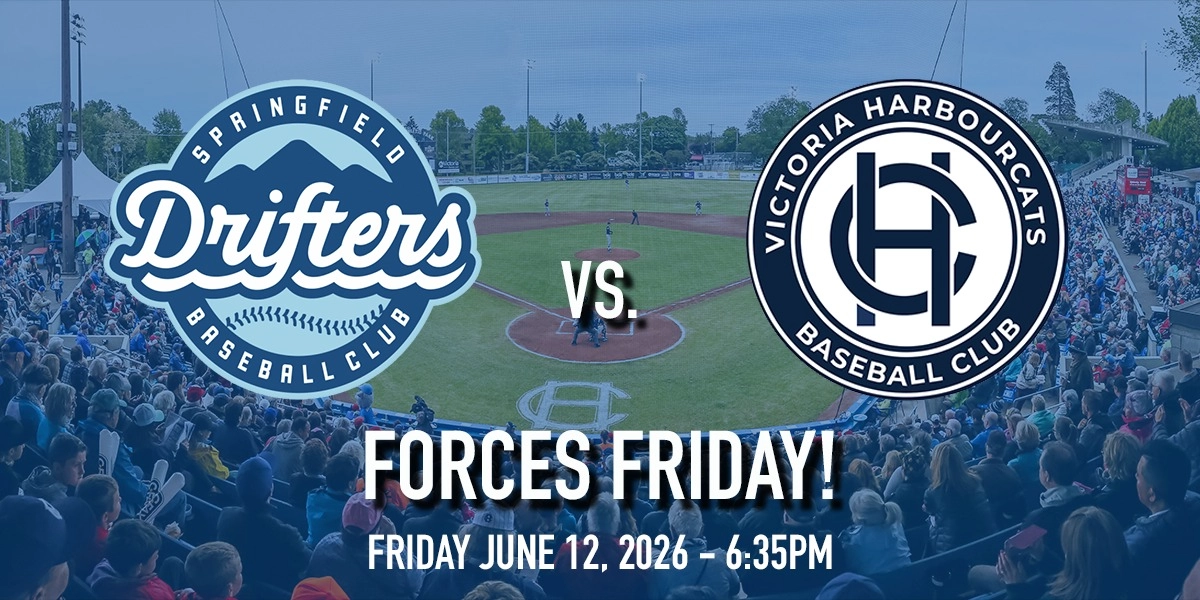 Event image for Springfield Drifters vs. Victoria HarbourCats - FORCES FRIDAY!