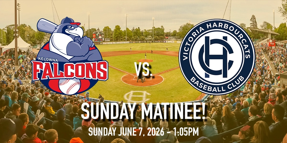 Event image for Kelowna Falcons vs. Victoria HarbourCats - SUNDAY MATINEE