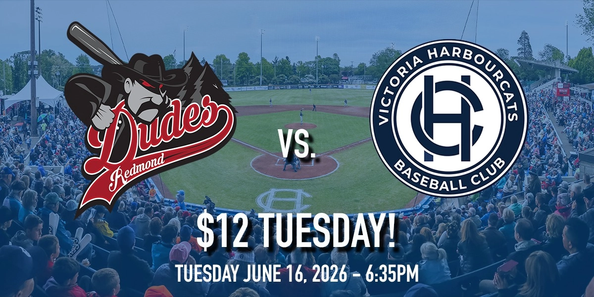 Event image for Redmond Dudes vs. Victoria HarbourCats - $12 TUESDAY!