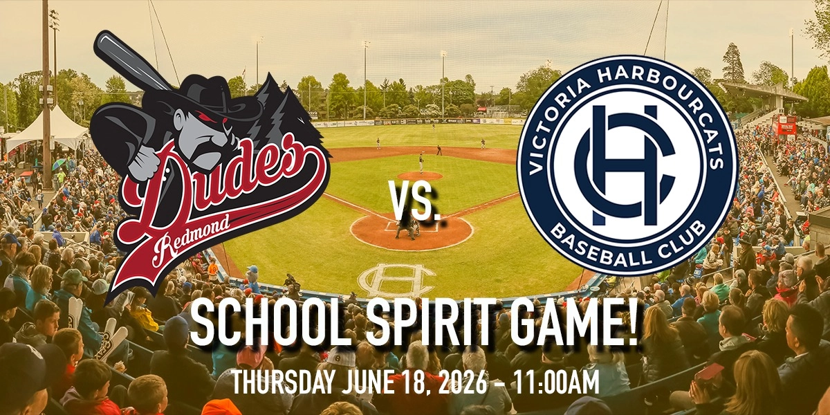 Event image for Redmond Dudes vs. Victoria HarbourCats - SCHOOL SPIRIT GAME!